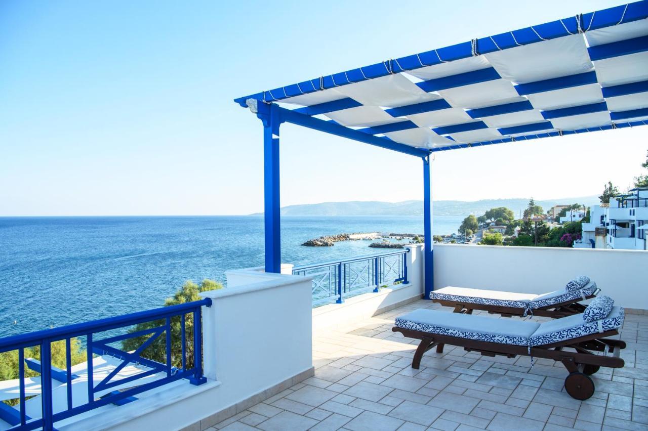 Aliki Studios Paralia Agias Foteinis Exteriör bild