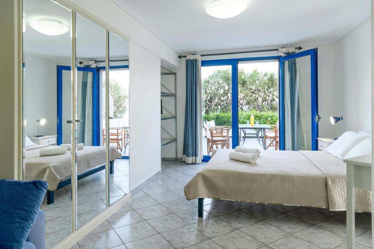 Aliki Studios Paralia Agias Foteinis Exteriör bild
