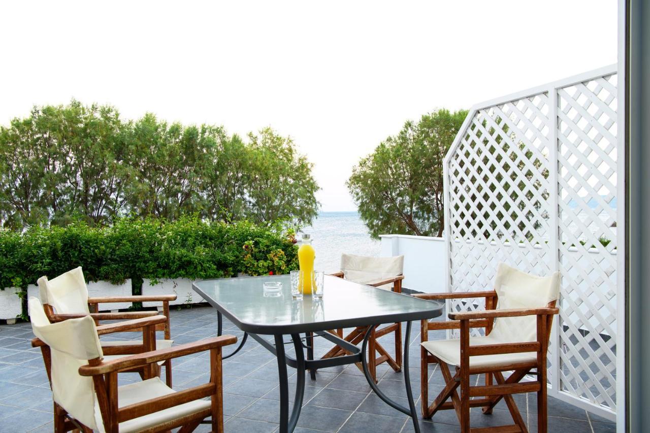 Aliki Studios Paralia Agias Foteinis Exteriör bild