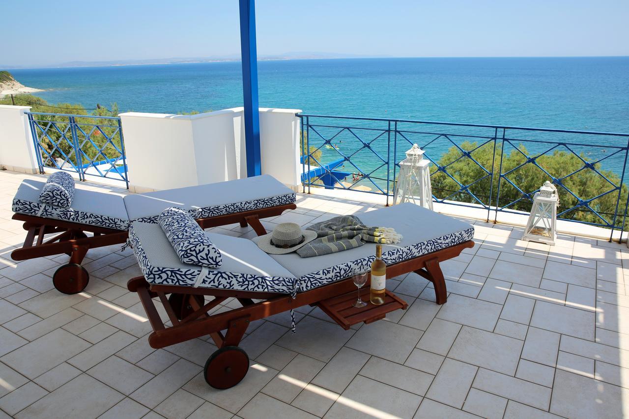 Aliki Studios Paralia Agias Foteinis Exteriör bild